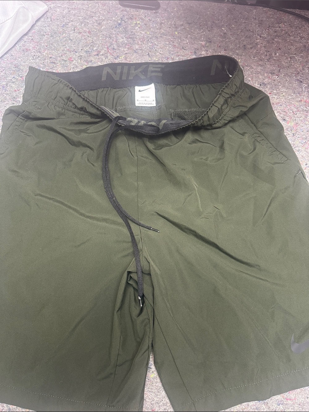 Nike Men’s Olive Athletic Training Shorts